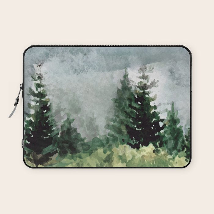 Pine Trees 2 Laptop Sleeve Gallery Image 1