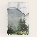 Pine Trees 2 Duvet Cover Gallery Image 6