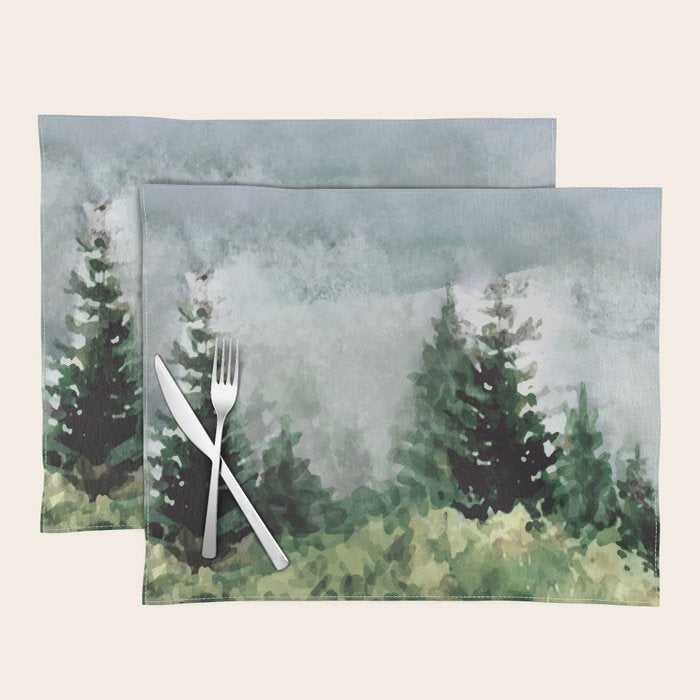 Pine Trees 2 Placemat Gallery Image 1