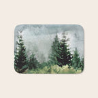 Pine Trees 2 Bath Mat Gallery Image 1
