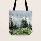 Pine Trees 2 Tote Bag Gallery Image 1