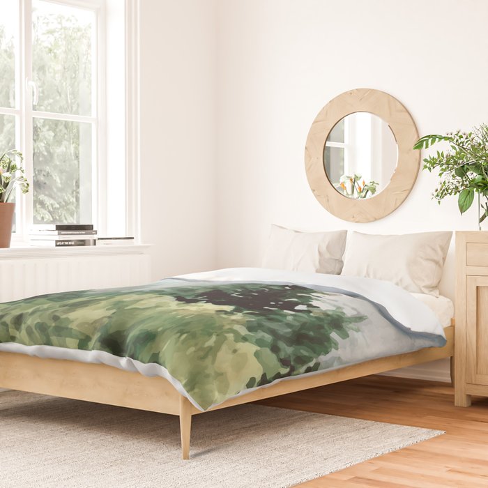 Pine Trees 2 Duvet Cover Gallery Image 2