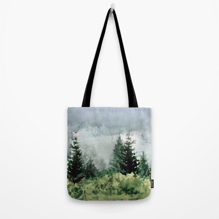 Pine Trees 2 Tote Bag Gallery Image 2