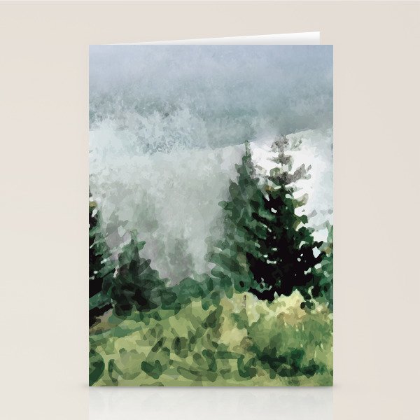 Pine Trees 2 Stationery Card Gallery Image 2