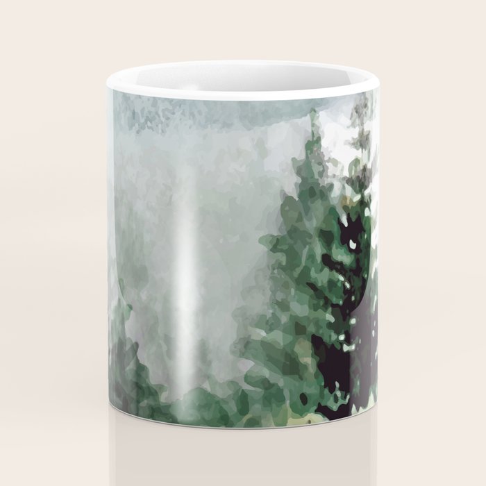 Pine Trees 2 Coffee Mug Gallery Image 4