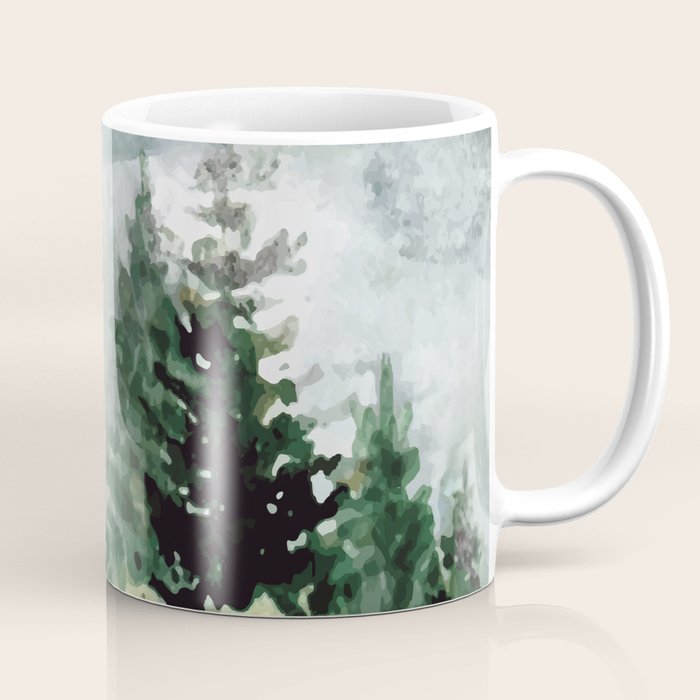 Pine Trees 2 Coffee Mug Gallery Image 1