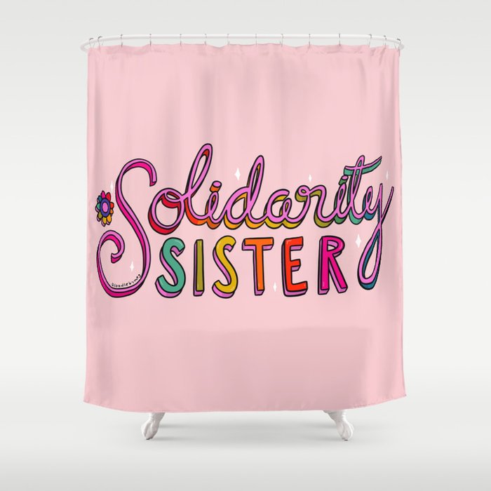 Solidarity Sister Shower Curtain Gallery Image 1