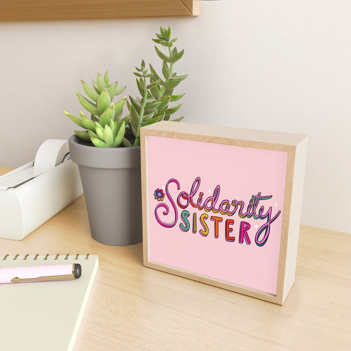 Solidarity Sister Mini Art Print Gallery Image 2