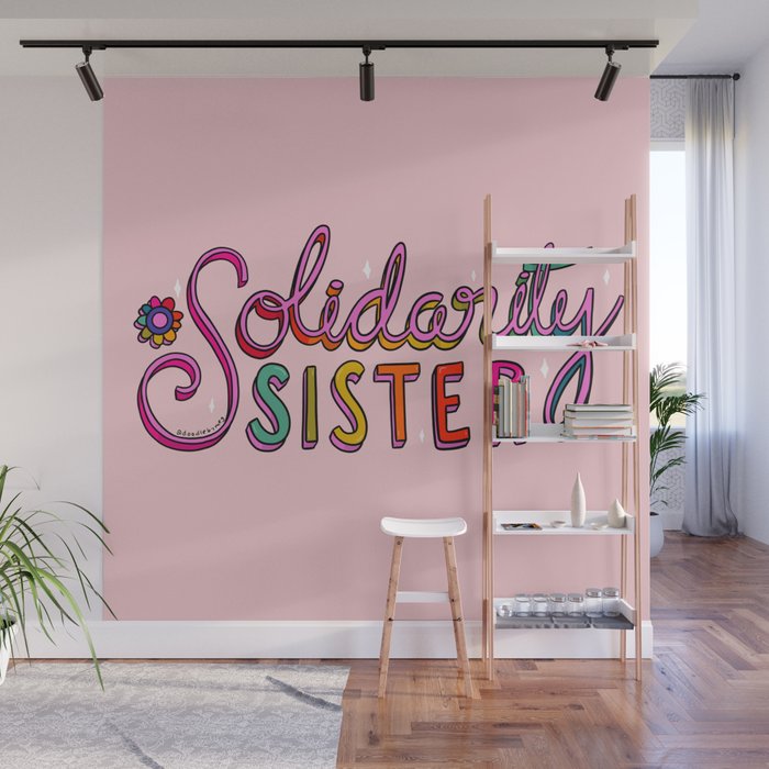 Solidarity Sister Wall Mural Gallery Image 1
