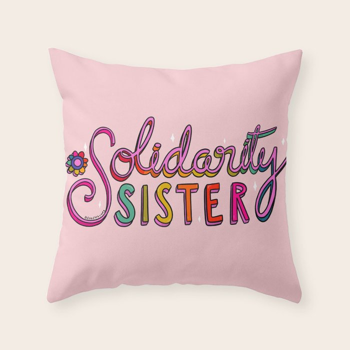 Solidarity Sister Throw Pillow Gallery Image 6