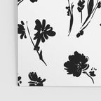 Brushstrokes meadow flowers BN Poster Gallery Image 3