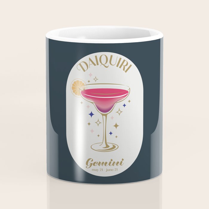 Daiquiri Cocktail Zodiac Sign Coffee Mug Gallery Image 4