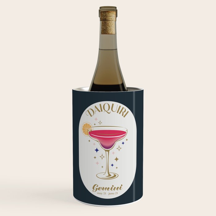 Daiquiri Cocktail Zodiac Sign Wine Chiller Gallery Image 1