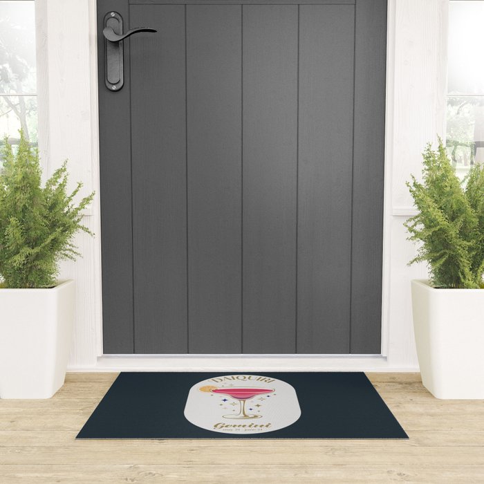 Daiquiri Cocktail Zodiac Sign Welcome Mat Gallery Image 3