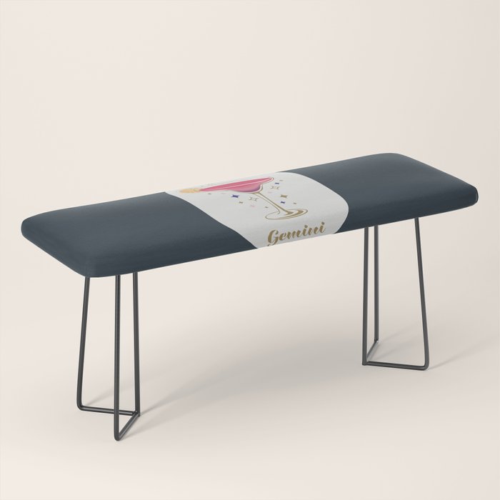 Daiquiri Cocktail Zodiac Sign Bench Gallery Image 1