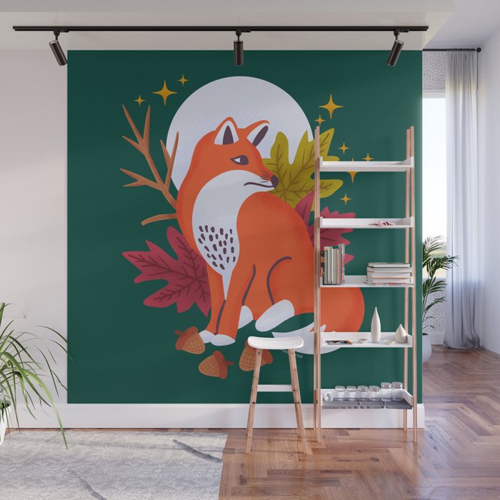 Red Fox - Crepuscular Critters Wall Mural Gallery Image 1