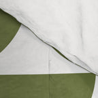 Mid Century Modern Geometric 04 Olive Green Comforter Gallery Image 4