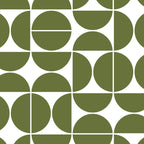 Mid Century Modern Geometric 04 Olive Green Coffee Mug Gallery Image 2