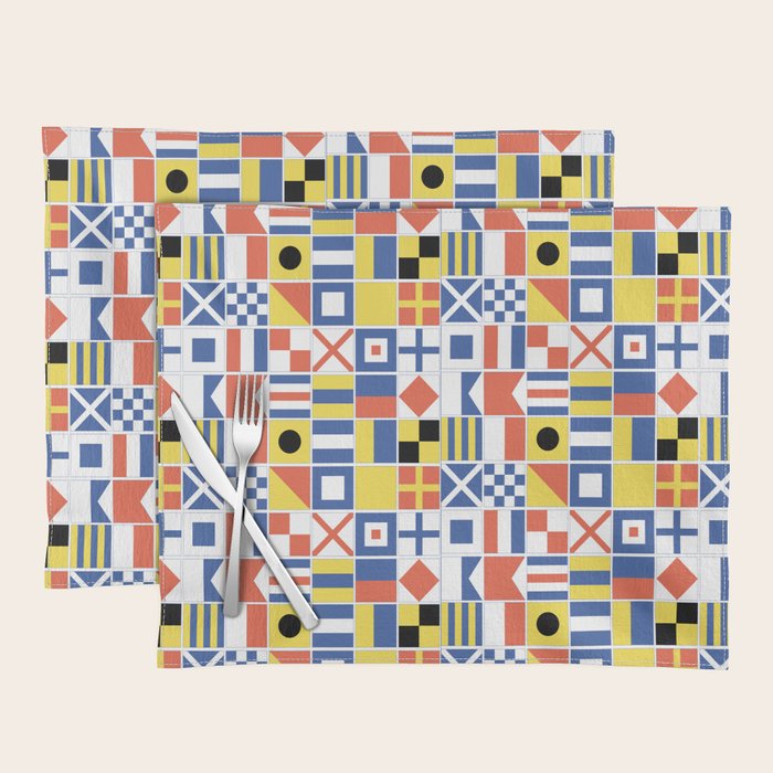 Nautical Flags Placemat Gallery Image 1