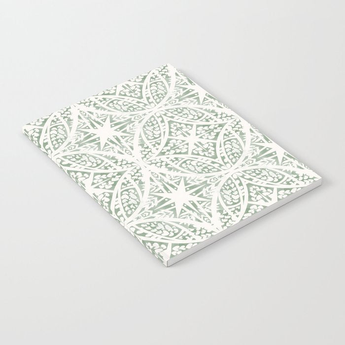 Green Nature Fantasy Tiles B Notebook Gallery Image 1