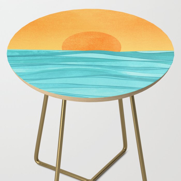 Coastal Sunset Landscape Side Table Gallery Image 2