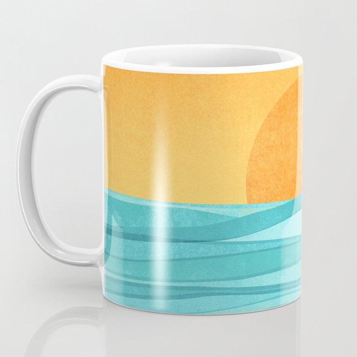 Coastal Sunset Landscape Coffee Mug Gallery Image 3
