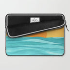 Coastal Sunset Landscape Laptop Sleeve Gallery Image 2