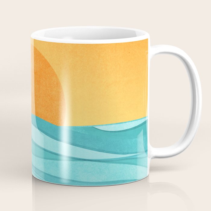 Coastal Sunset Landscape Coffee Mug Gallery Image 1