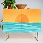 Coastal Sunset Landscape Credenza Gallery Image 1