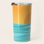 Coastal Sunset Landscape Travel Mug Gallery Image 3