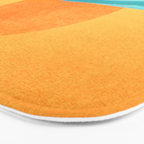 Coastal Sunset Landscape Bath Mat Gallery Image 3