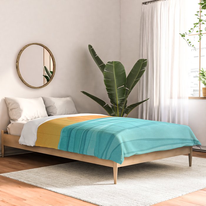 Coastal Sunset Landscape Comforter Gallery Image 2