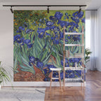 Irises by Vincent van Gogh Wall Mural Gallery Image 1