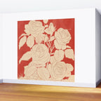 White Roses  Wall Mural Gallery Image 2