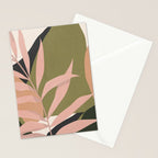 Tropical Leaf- Abstract Art 2 Stationery Card Gallery Image 2