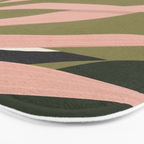 Tropical Leaf- Abstract Art 2 Bath Mat Gallery Image 3