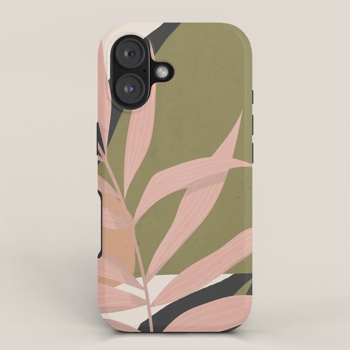 Tropical Leaf- Abstract Art 2 iPhone Case Gallery Image 1