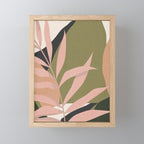 Tropical Leaf- Abstract Art 2 Mini Art Print Gallery Image 1