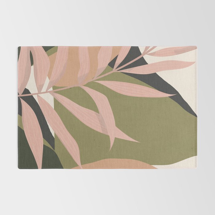 Tropical Leaf- Abstract Art 2 Rug Gallery Image 2