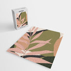 Tropical Leaf- Abstract Art 2 Jigsaw Puzzle Gallery Image 2