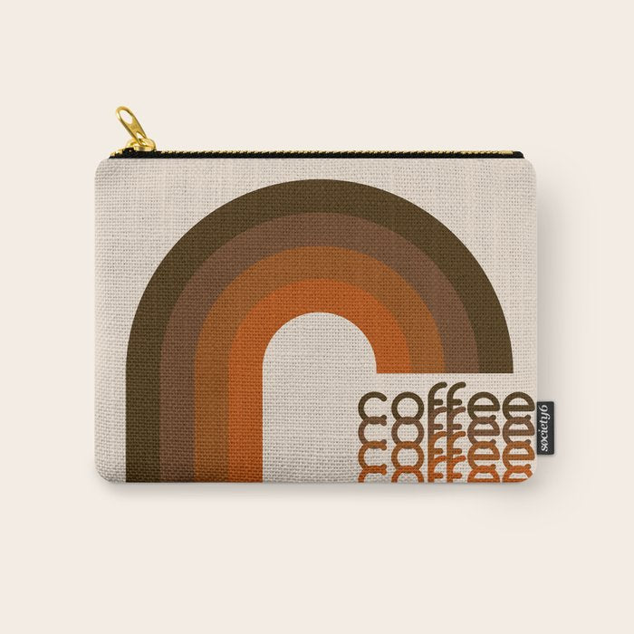 Cocoa Coffee Rainbow Carry All Pouch Gallery Image 1