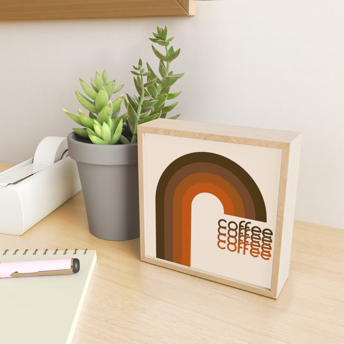 Cocoa Coffee Rainbow Mini Art Print Gallery Image 2