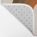 Cocoa Coffee Rainbow Bath Mat Gallery Image 2