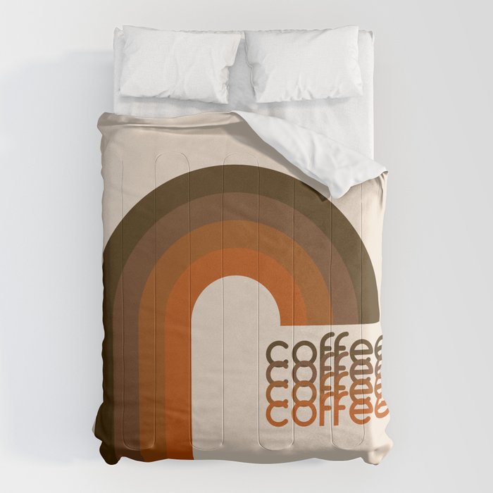 Cocoa Coffee Rainbow Comforter Gallery Image 1