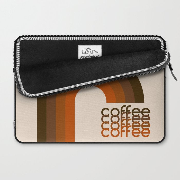 Cocoa Coffee Rainbow Laptop Sleeve Gallery Image 2