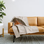 Cocoa Coffee Rainbow Throw Blanket Gallery Image 1