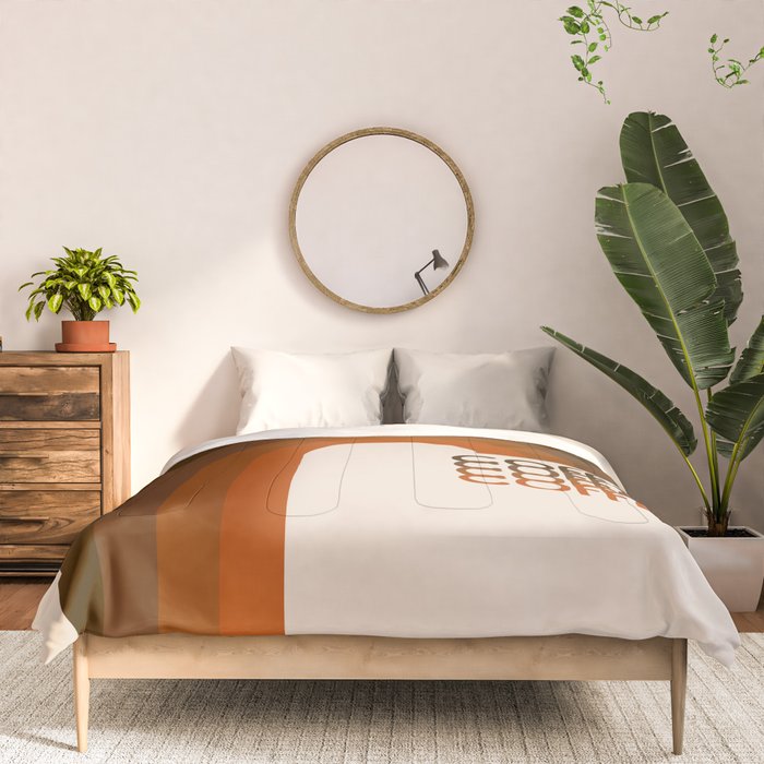 Cocoa Coffee Rainbow Comforter Gallery Image 3