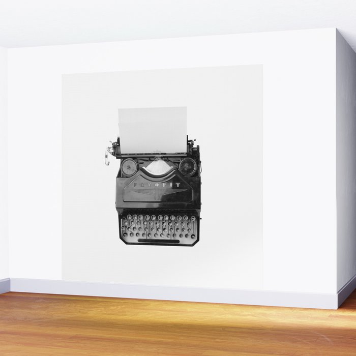 typewriter Wall Mural Gallery Image 2