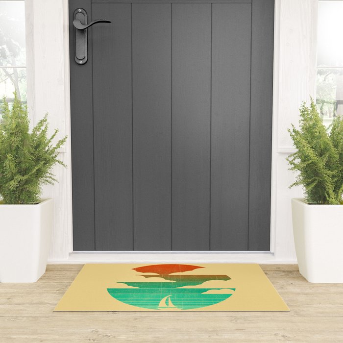 Go West (sail away in my boat) Welcome Mat Gallery Image 3
