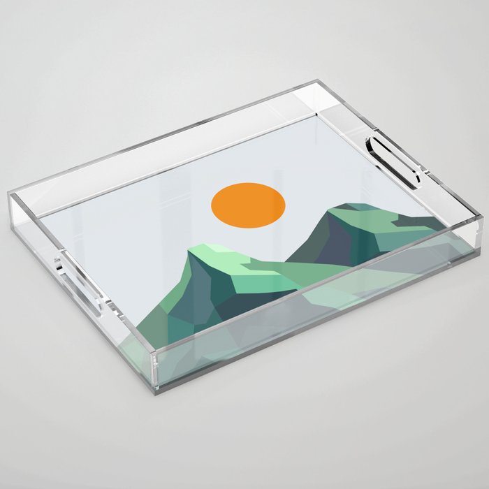 Abstract Landscape 30B Acrylic Tray Gallery Image 1